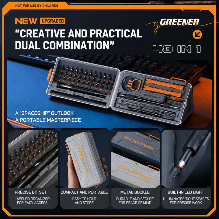 48-in-1 Precision Screwdriver Kit