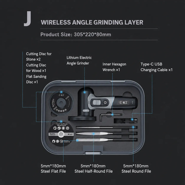 J Angle Grinder Layer