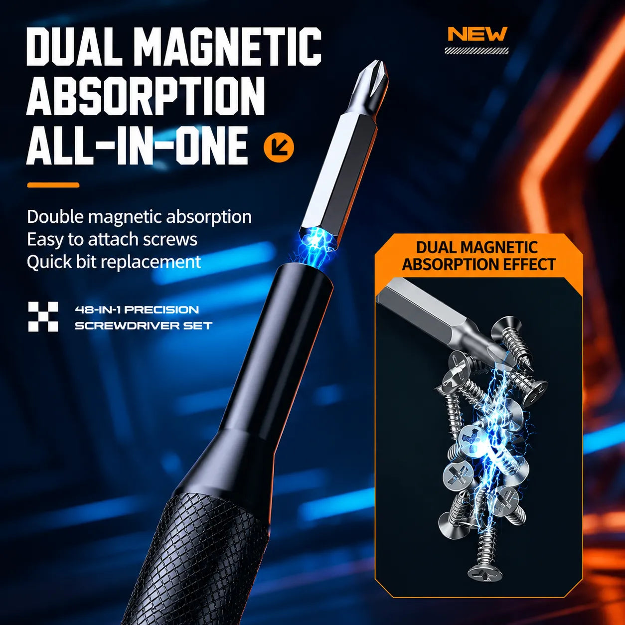 48-in-1 Precision Screwdriver Kit