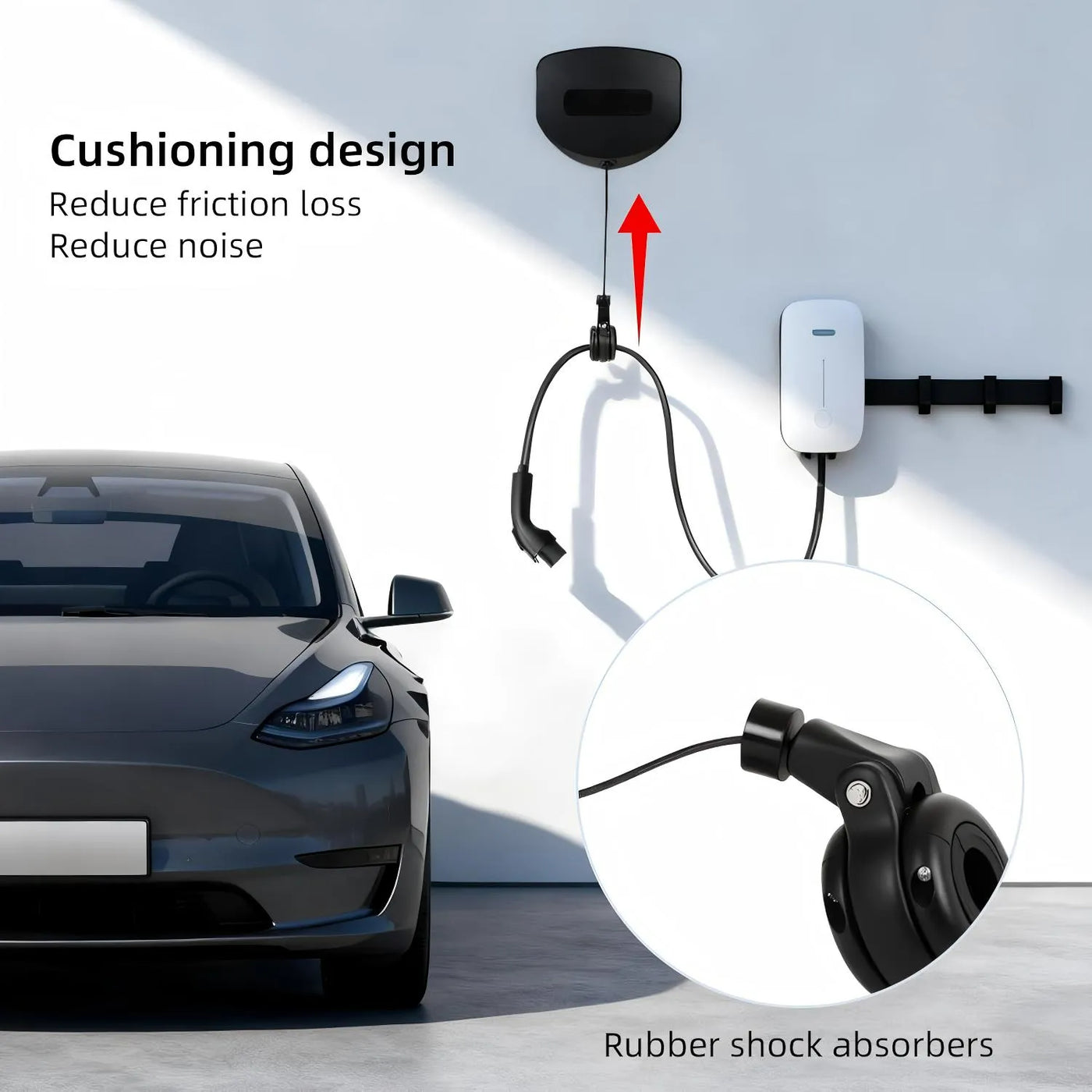 EV Cable Retractor – Wall Mount