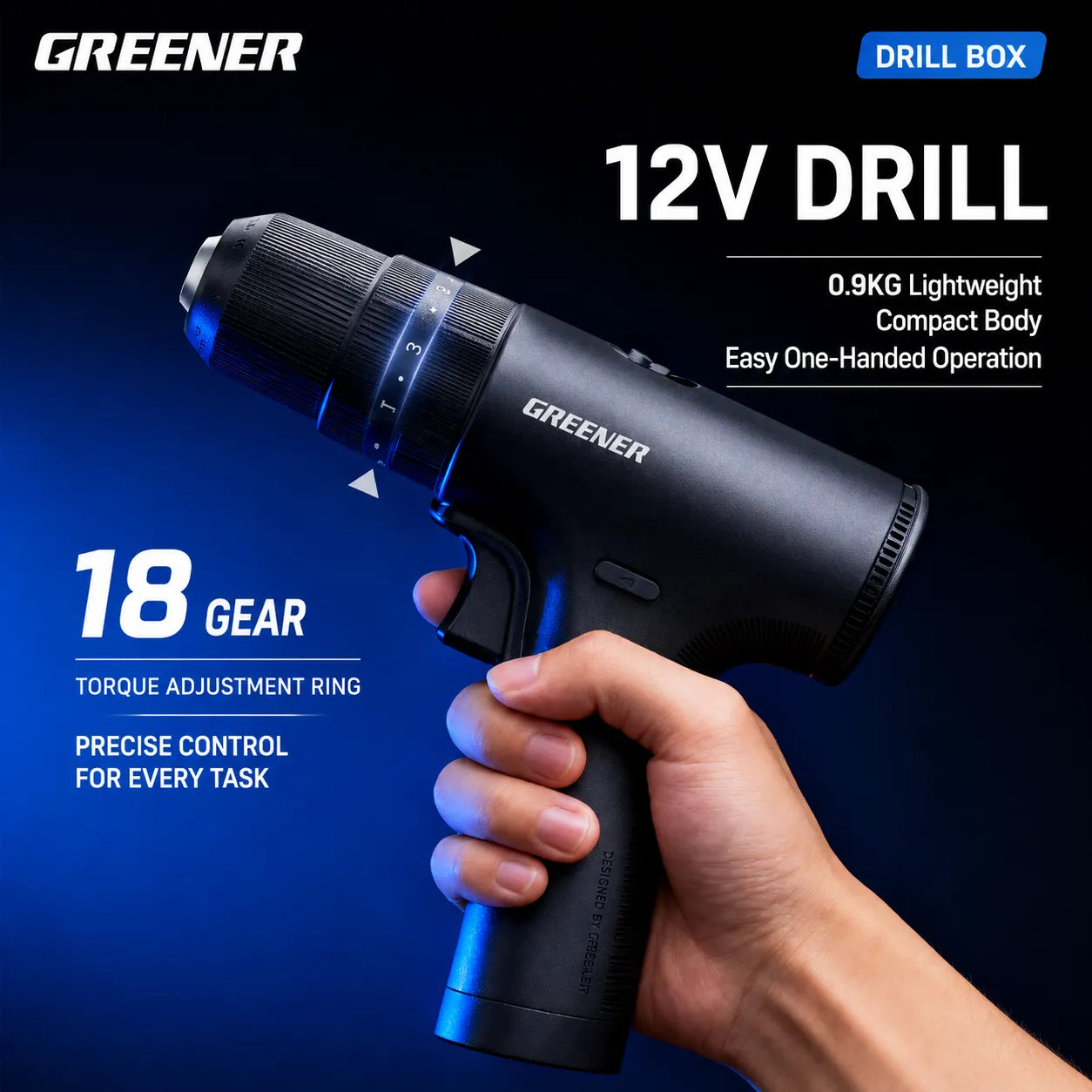 12V Cordless Drill Tool Kit
