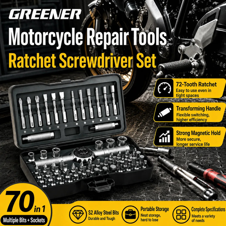 70-in-1 Ratchet Screwdriver Kit