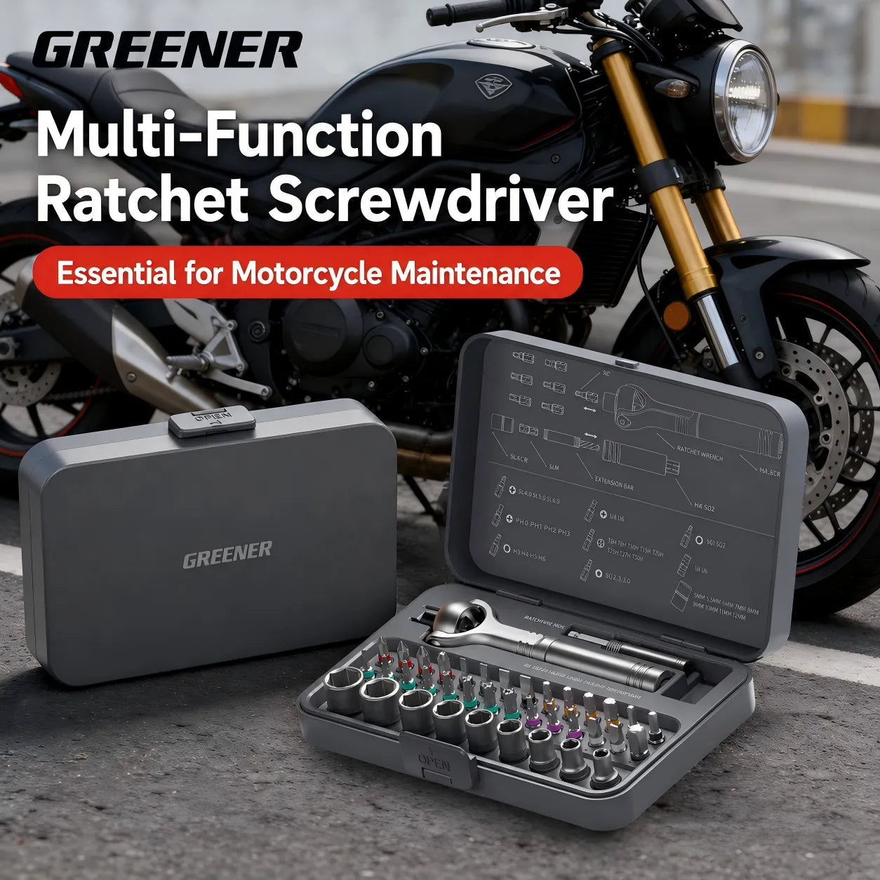40-in-1 Ratchet Screwdriver Kit