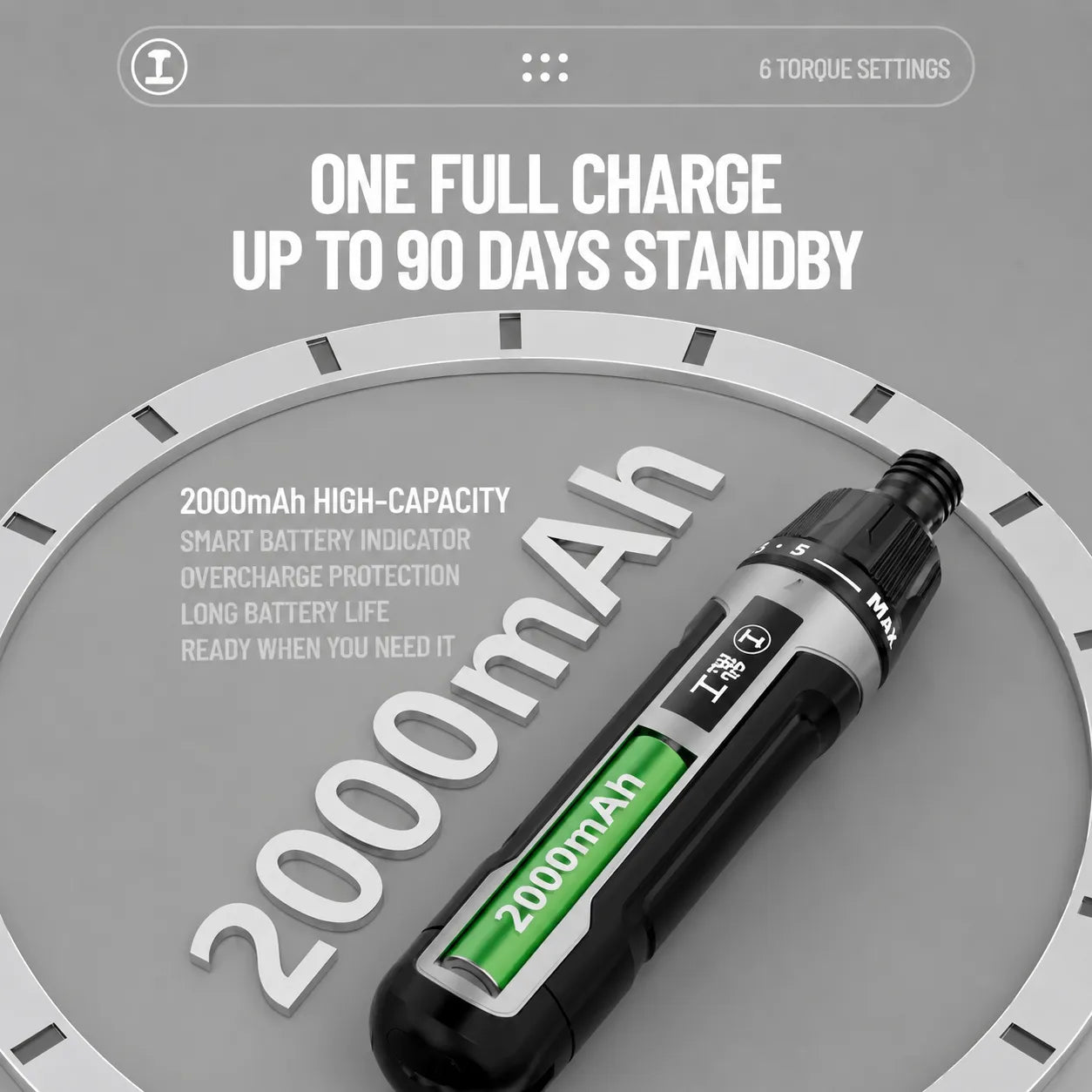 Adjustable Torque Electric Screwdriver